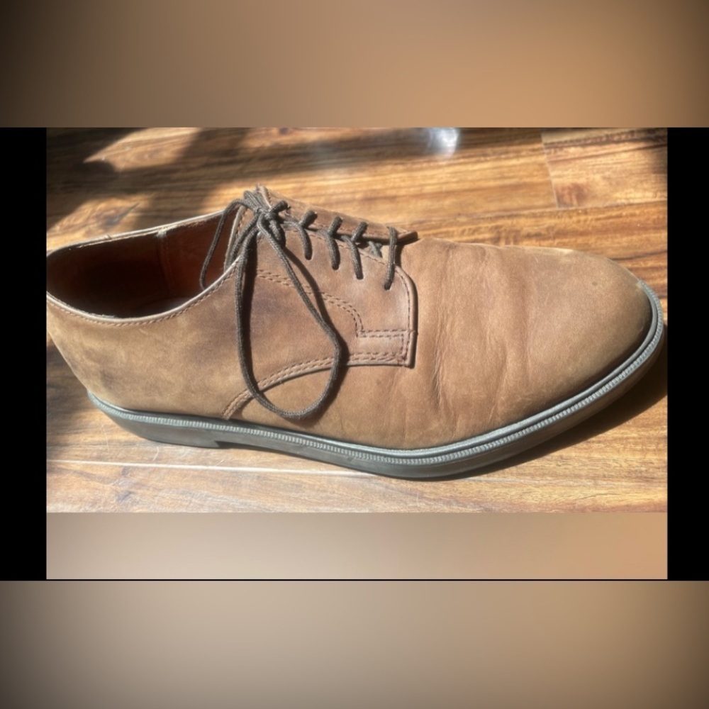 MACYS VINTAGE CLASSIC THORNTON BAY 8050R BROWN SUEDE MEN SHOES
